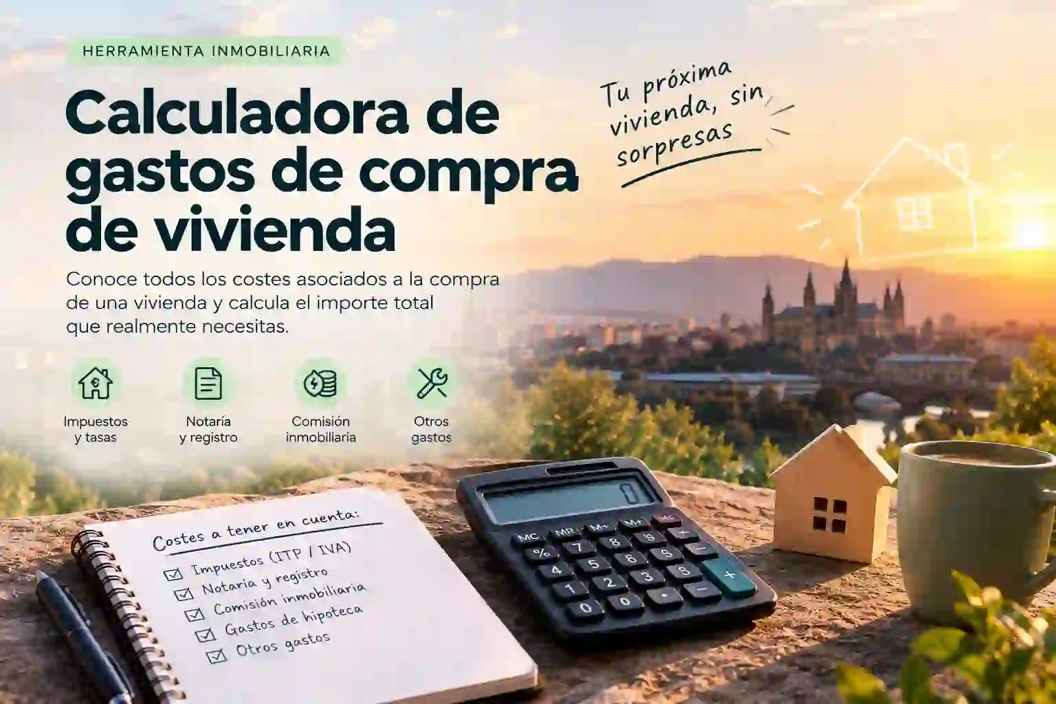 Calculadora de gastos de compra de vivienda